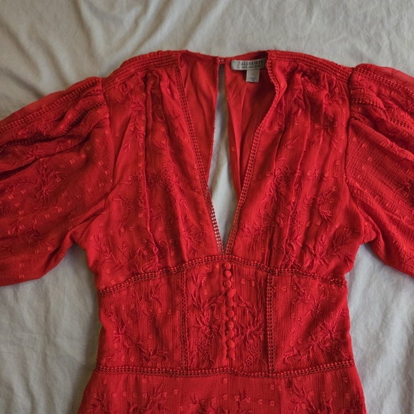 ALL SAINTS ❤️ Aspen Embroidered Maxi Dress sz 0 - like new! - Picture 7 of 16